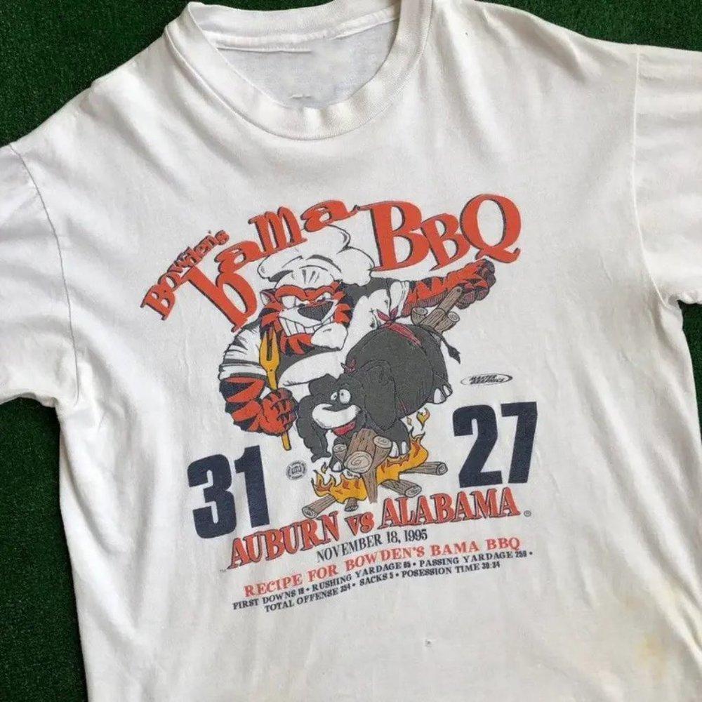 90S Auburn Tigers BowdenS Bama Bbq Auburn Tigers Auburn Shirt